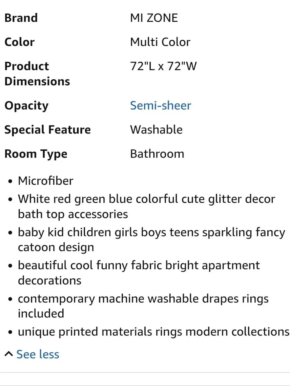 Transportation Shower Curtain 72x72in